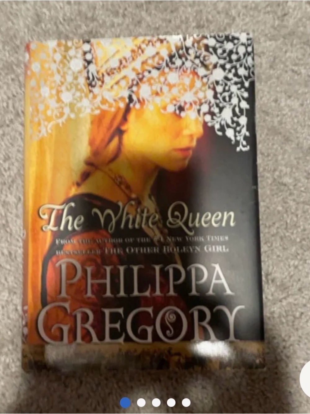 The White Queen by Philippa Gregory - Yellow/Black Hardcover